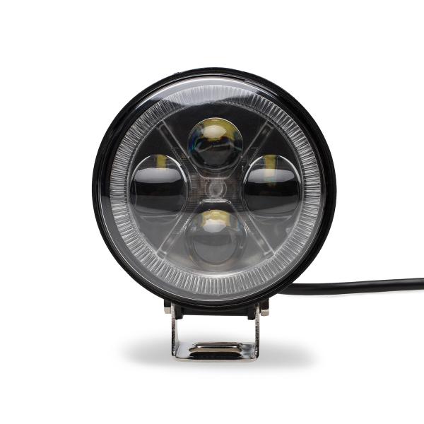 Round Blue BMW Angle Eye vehicle led work lamp 20V PC lens 7D HCW-L20289