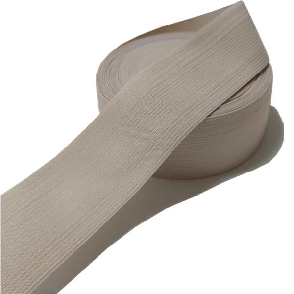 1mm Thickness Crochet Knitted Elastic Webbing Polyester Rubber Waistband For Garment