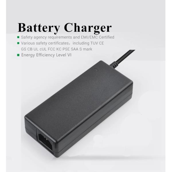 Electric Mobile Smart Battery Charger Lithium Battery Adapter Charger Fireproof