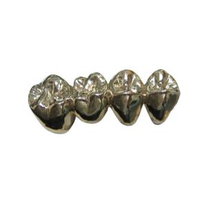 China High Stability Semi Precious Dental Crown Bridge PFM Easy Casting wholesale