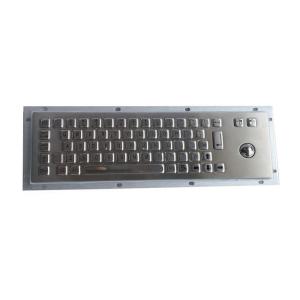 Banking Kiosk Custom Mechanical Keyboard , Stainless Steel Keyboard With