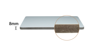 China 8mm Thickness Seamless Sheet WPC Board Customize Surface Wall Board wholesale