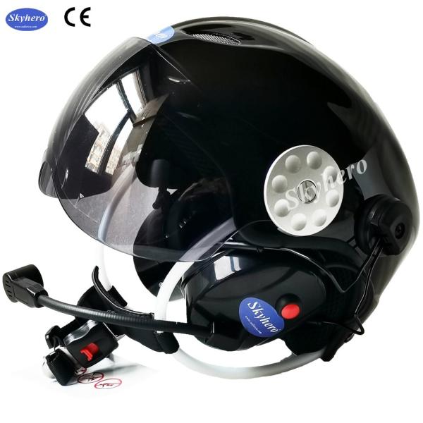 En 966 Standard Powered Paragliding Helmet Noise Cancel Paramotor Helmet Color Red Black White Blue Paramotor