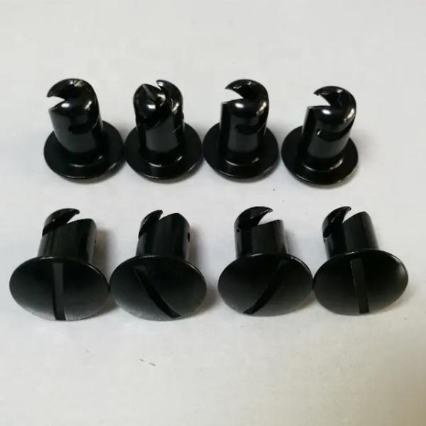 Universal 7/16"x.600" Black Quarter Turn Dzus Stud Aluminum Fastener Standard OE NO. for Universal Fitment and Durability