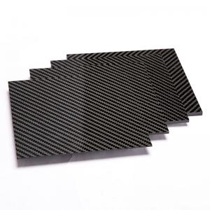 China Custom Made Twill Weave Carbon Fiber Plate Extremely Strong And Durable wholesale