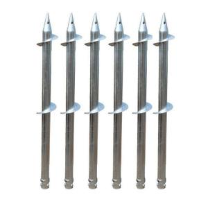 Industrial Helical Ground Anchors Screw Piles Solar Photovoltaic Brackets