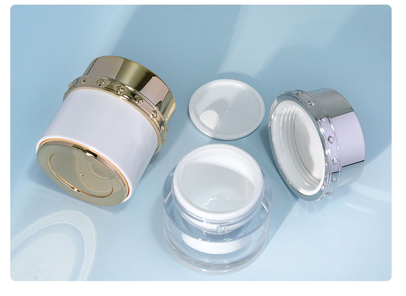 Refillable Empty Skincare Containers 30g 50g Cream Jar Containers For Cosmetic Packaging