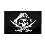 Double Sided Printed Custom Polyester Flag 90x150cm Rectangular