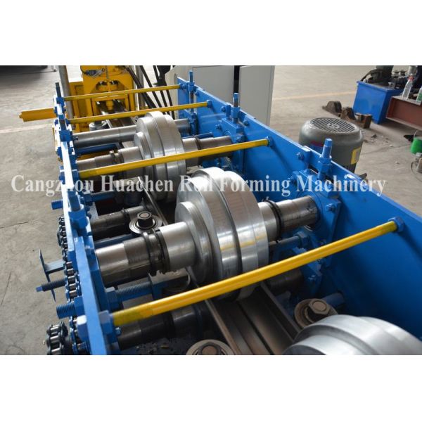 3 Tons Shutters Door Frame Roll Forming Machine 180mm Width With PLC Control