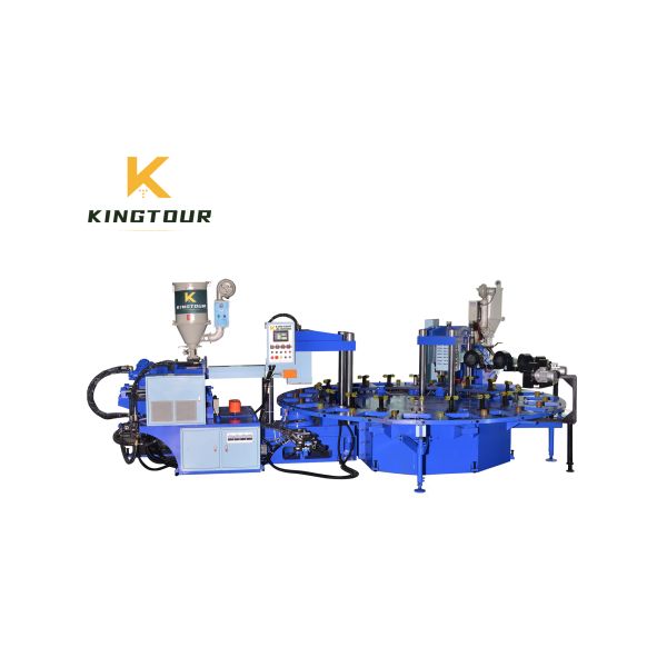 12 Station Shoe Sole Making Machine Two Color PVC TPR TPU Sole Injection Molding Machine