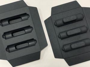 China Black Foldable Thermoformed Molded Pulp Thin Walled wholesale