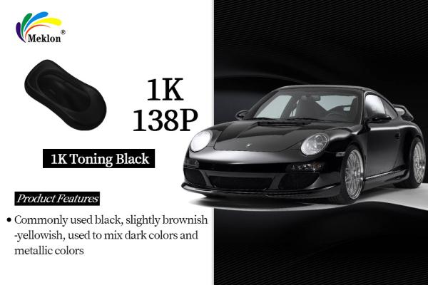 Quality 1K Mixing Black Gloss Acrylic Solid Colours Car Paint: Advanced Color Mixing System for sale