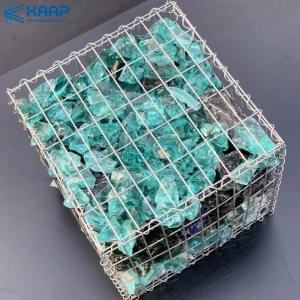 China 5x5cm Hot Dip Galvanized 4mm Welded Gabion Cage wholesale