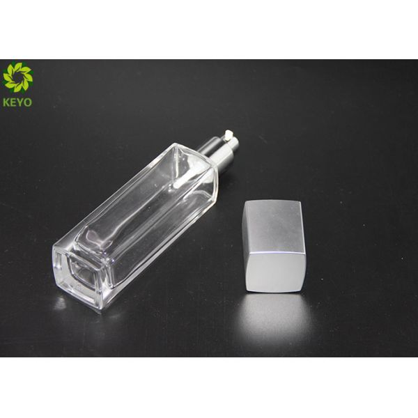Empty Glass Pump Bottles 100ml For Skin Moisturizing Products OEM Available