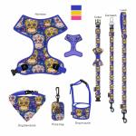 Breathability Dog Poop Bags No Pull Harness Leash Collar Set