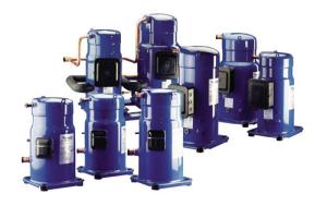 R407C  Performer scroll Refrigeration compressor，Performer air conditioning compressor SZ Series