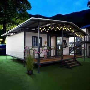 China Wind Rasistance Prefabricated 20ft Expandable Container Home With Balcony wholesale