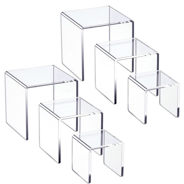 Wholesale Transparent Acrylic U-Shaped Stand With Nordic Minimalist Design For Desktop Storage And Display