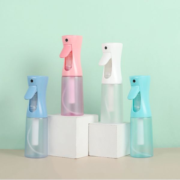 Frosted Continuous Spray Bottle 200ml 300ml 7oz 10oz Personal Care Packaging Mist Bottle
