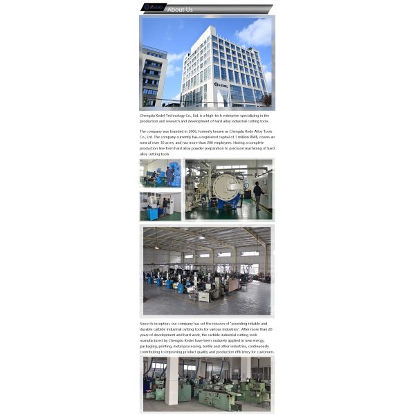 Tungsten Carbide Packing Tooth Knife 6 Months Warranty High Cutting Efficiency