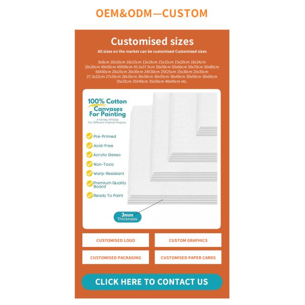 5 x 7 Inch Bulk Small Blank Canvas Panels Drawing Boards For Painting Art Supplies