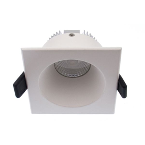 Square Recessed 8W Anti Glare Downlight Flicker Free
