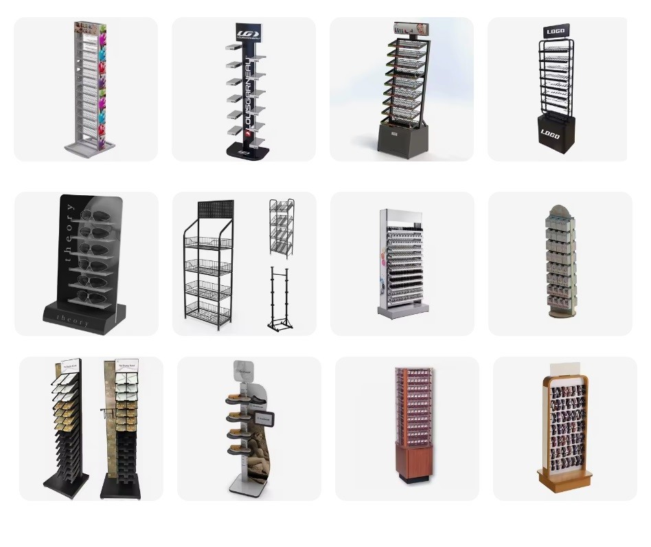 Countertop Custom Display Stands LED Acrylic Display Rack Holder Display For Cosmetic