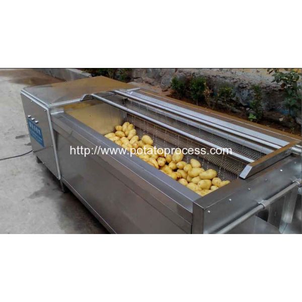 300kgh Semi-Automatic Wave Shape Potato Chips Production Line