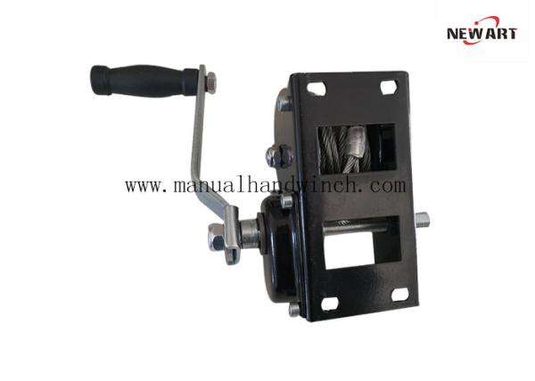 Quality 800 Lb Two Handles Automatic Manual Hand Winch With Brake For Lifting for sale
