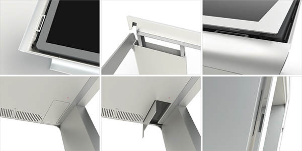 All In One Multi Touch Screen Table Display CPU I3 / I5 / I7 IR Touch Wifi USB Interface