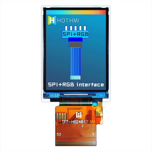 2.4-inch 240x320 TFT LCD Display With RGB Interface