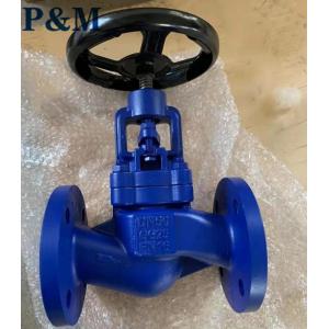 DN50 PN16 GG25 flanged globe valve handwheel operation