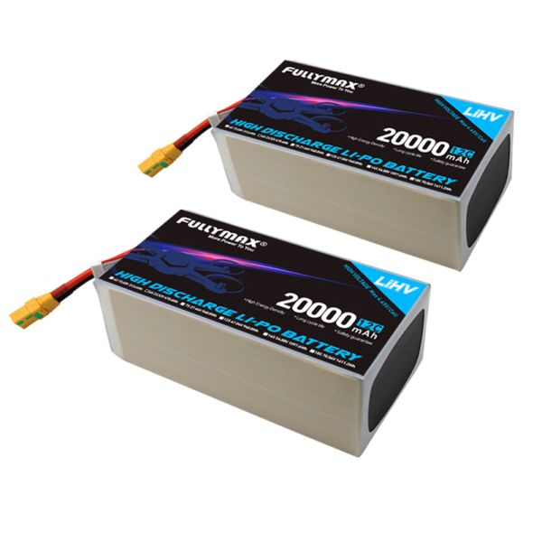 6s Lipo Battery 20000mah 4.45v Uav Commercial Drone Battery 23.52v 12c High Energy Density