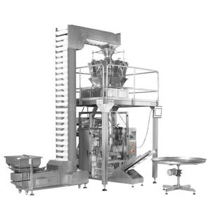 10 Heads Weigher Apple Banana Chips Packaging Machine