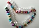44mm ISO9001 Single Pill Containers One Capsule Mini Pill Bottles
