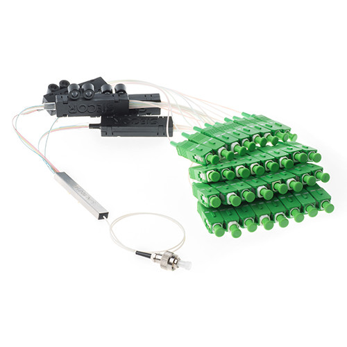 1X32 Fiber Optic Cable Splitter Mini Fan - Out Type With SC LC FC ST Connector