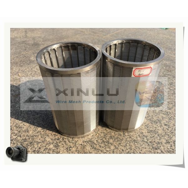 Dewatering Threaded Metal Pipe Johnson Groundwater SS304 Water Filter Tube