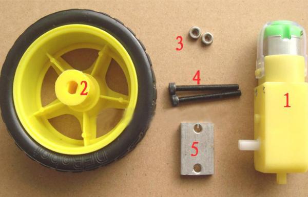 Quality Smart Car Chassis Remote Control Car Parts Suits for Arduino Starter for sale