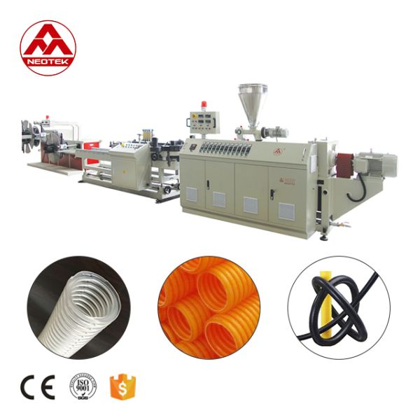 45kW Power Single Wall Corrugated Pipe Extrusion Line for Products 11000X2000X2600