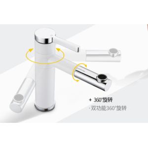 Bathroom Black Golden Retractable 35mm Pull Out Sink Faucet