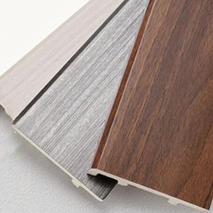 China Rectangular WPC Skirting Laminate Floor Skirting 80*16*2000mm wholesale