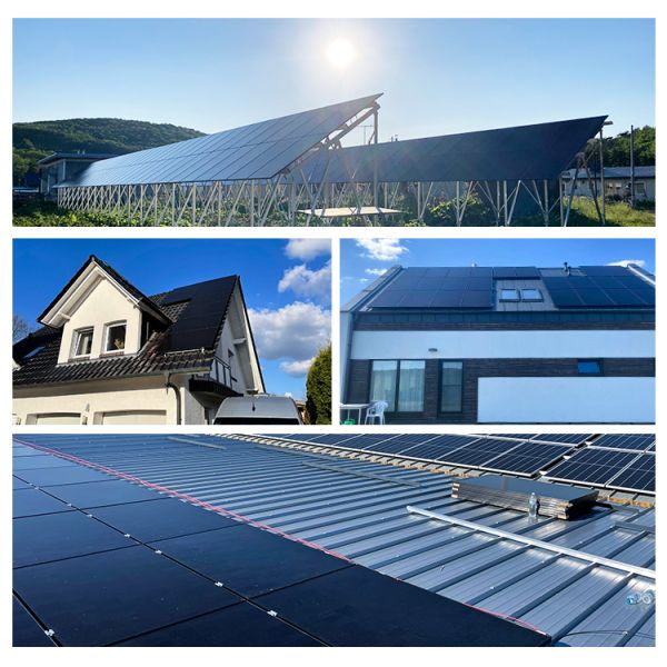 High Efficiency 96 Cells Monocrystalline 600Watts Shingled Solar Panel Overlap Mono 600w 48v 24v Solar Panels