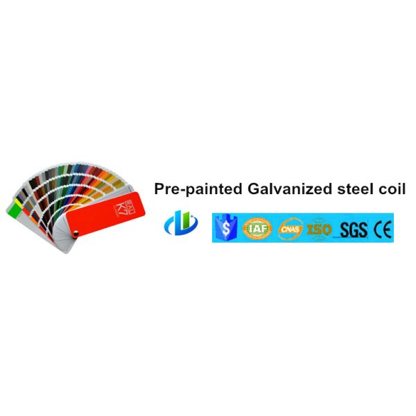 RAL 9010 Prepainted Galvanized Steel Coil For Roof Tiles 1000mm 6000mm