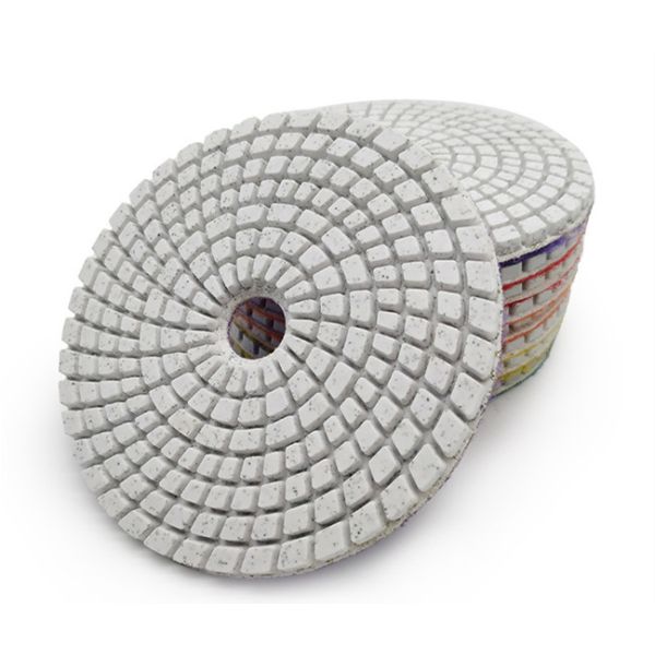 Thickness 3mm Resin Diamond Polishing Pad For Polishing 100mm 125mm