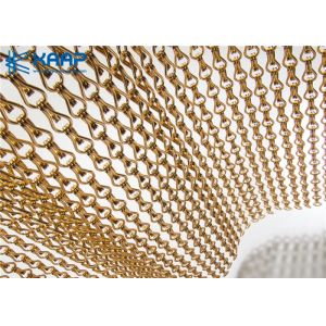 China Architectural Metal Curtain Chain Link Mesh Screen Curtains wholesale