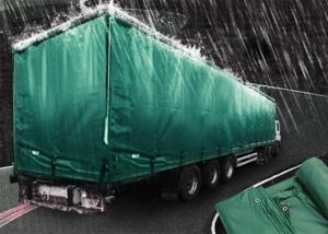 China 200gsm Weignt Geomembrane Pond Liner PE Tarpaulin Roll Green Color For Truck Cover on sale