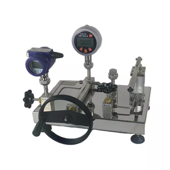 Desktop Hydraulic Piston Calibrator Dead Weight Tester Pressure Gauge Calibration Equipment