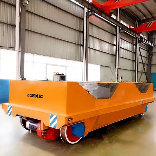 Heavy Load Mold Transfer Car , 20 Tons Motorized Transfer Trolley Move On Railway