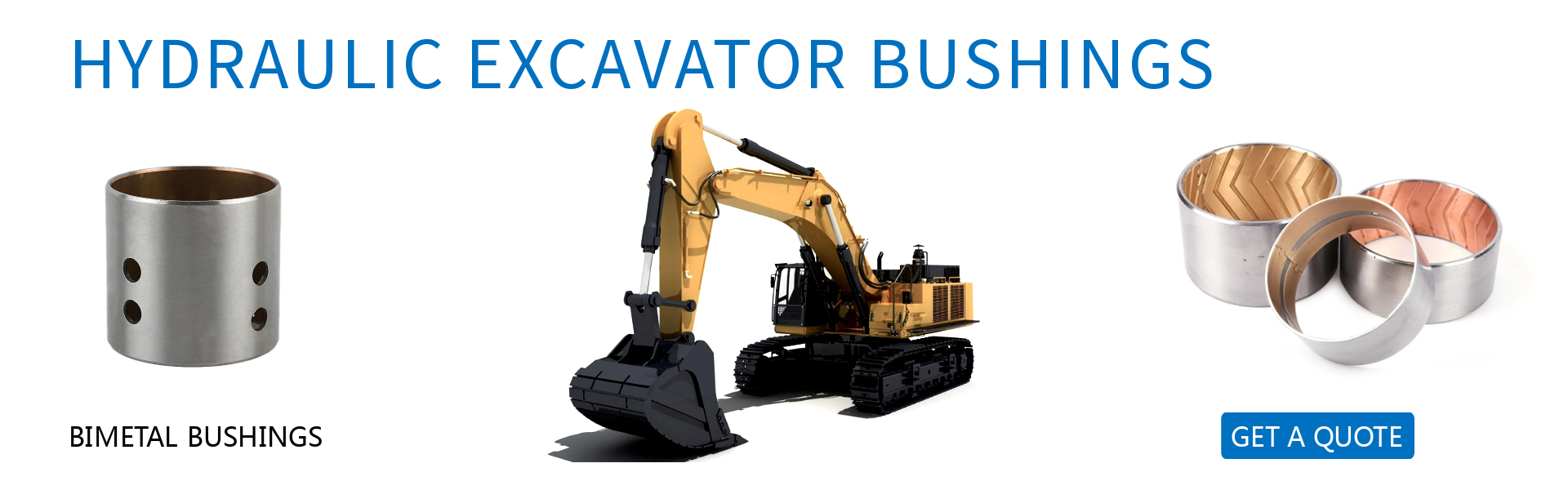 BIMETAL BUSHINGS EXCAVATOR BUSHINGS