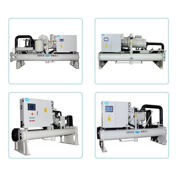 Screw Industrial Water Cooled Chiller Machine R22 With Hanbell Compressor